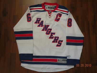 2007-08 New York Rangers Road Jersey Front