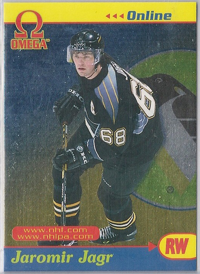 1999-00 Pacific Omega Game-Used Jerseys #9 Jaromir Jagr - NM-MT